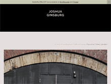 Tablet Screenshot of joshginsburg.com